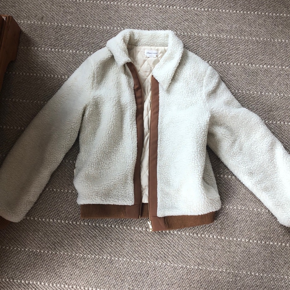 lovers + Friends faux fur jacket